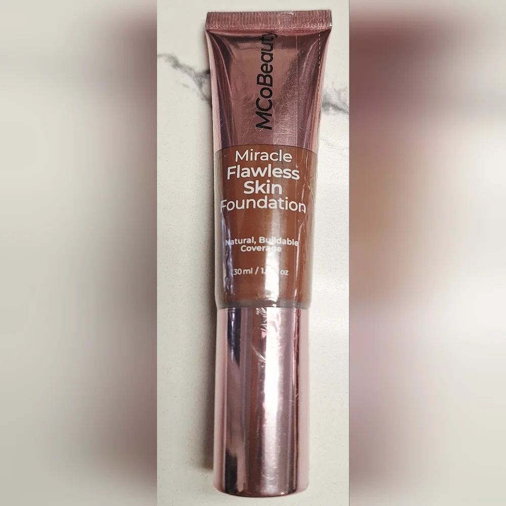 New/ Sealed MCoBeauty Miracle Flawless Skin Foundation - Deep